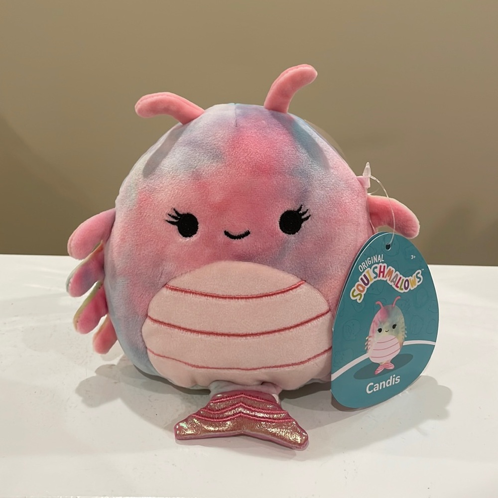 NWT 5” Candis the Tie-dye Shrimp Squishmallow